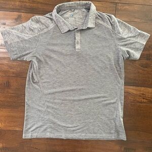 Kuhl men’s short sleeve engineered Gray Polo Shirt size large stretch outdoor